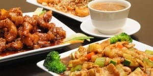 Chinese platter & soup